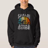 Safari Tour Guide Wilderness Tiererlebnis Hoodie (Vorderseite)