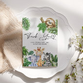 Safari Tropical Danke-Karte Dankeskarte