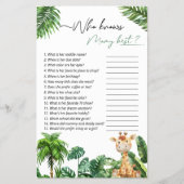 Safari Tropical, der Mommy Best Game kennt Flyer (Vorne)