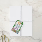 Safari Tropical Gift Tags Geschenkanhänger (Mit Garn)