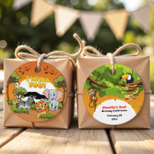 Safari Tropical Jungle Animals Cartoon Vielen Dank