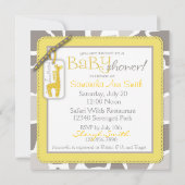 Safari Twins Einladung Platz (Rückseite)