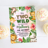 Safari Two Wild 2. Geburtstag Einladung