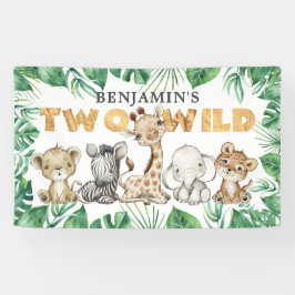 Safari Two Wild Birthday Banner