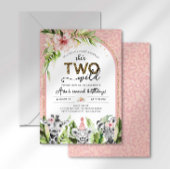 Safari Two Wild Birthday Einladung