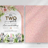 Safari Two Wild Birthday Einladung