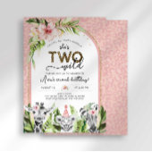 Safari Two Wild Birthday Einladung