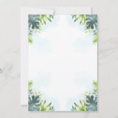 Safari Two Wild Birthday Einladung Two Wild Party (Rückseite)