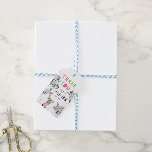 Safari Vielen Dank für Ihr Interesse an Jungle Zoo Geschenkanhänger (Mit Garn)