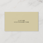 Safari Visitenkarte (Rückseite)