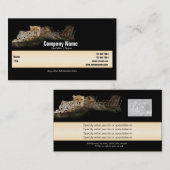 Safari-Visitenkarten, Geparde - kundengerecht Visitenkarte (Vorne/Hinten)