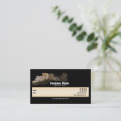 Safari-Visitenkarten, Geparde - kundengerecht Visitenkarte (Stehend Vorderseite)