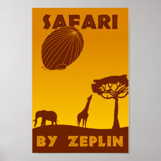 Safari: Von Zeplin! Poster
