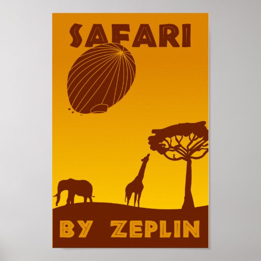 Safari: Von Zeplin! Poster (Vorne)
