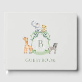 Safari-Wappen Gästebuch (Vorderseite)