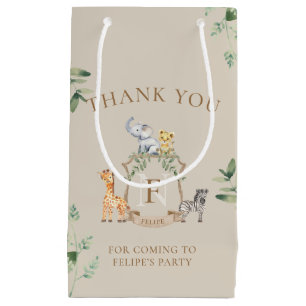 Safari-Wappen Kleine Geschenktüte