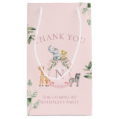 Safari-Wappen Kleine Geschenktüte (Rückseite)