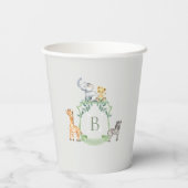 Safari-Wappen Pappbecher (Rückseite)