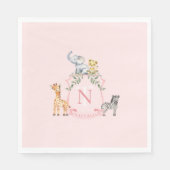 Safari-Wappen Serviette (Vorderseite)