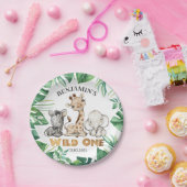 Safari Wild 1 Geburtstagsparty Pappteller (Party)