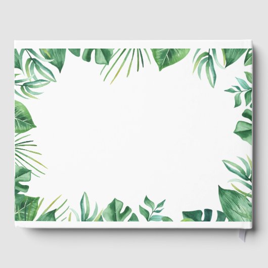 Safari Wild Animals Baby Shower Gästebuch (Rückseite)