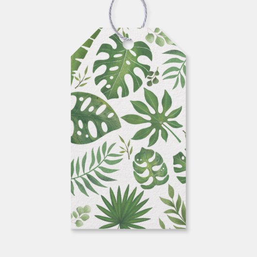 Safari Wild ein oder zwei wilde Jungle Favor Geschenkanhänger (Rückseite)