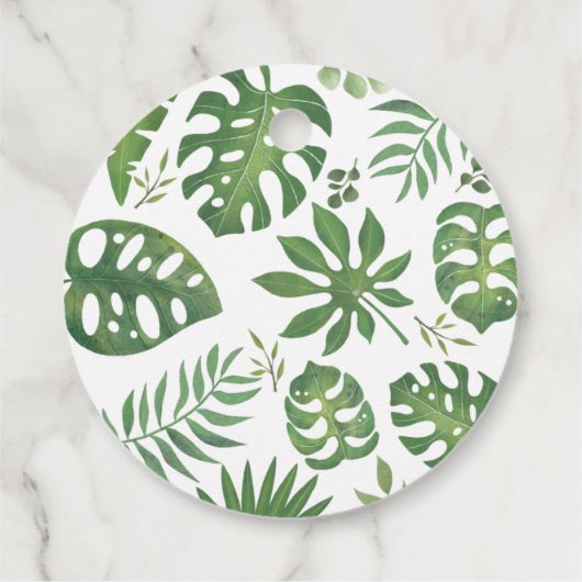 Safari Wild ein oder zwei wilde Jungle Geschenkanhänger (Rückseite)