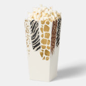 Safari Wild ein Tier druckt Geburtstag Geschenkschachtel (Geplatzt)