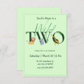 Safari Wild - Einladung zum Geburtstag (Vorne/Hinten)