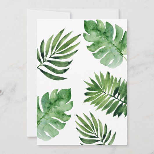 Safari Wild Einladung zum Geburtstag (Rückseite)