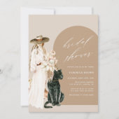 Safari Wild Leopard Boho Lady Brautparty Einladung (Vorderseite)