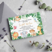 Safari Wild Oh Baby! Einladung der Babydusche