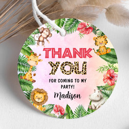 Safari Wild One 1. Geburtstag Geschenkanhänger