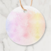 Safari Wild One 1. Geburtstag Geschenkanhänger (Rückseite)