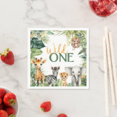 Safari WILD ONE 1. Geburtstag Party Napkin Serviette (Beispiel)