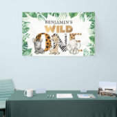 Safari Wild One 1. Geburtstagsbanner Banner (Messeveranstaltung)