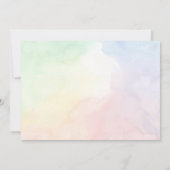 Safari Wild One 1. Girl Birthday Foto Einladung (Rückseite)