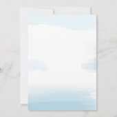 Safari Wild One 1. Junge Geburtstag Einladung (Rückseite)