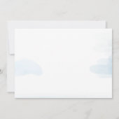 Safari Wild One 1. Junge Geburtstag Foto Dankeskarte (Rückseite)