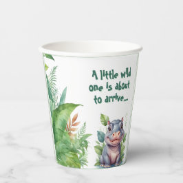 Safari Wild One Baby Dusche Pappbecher