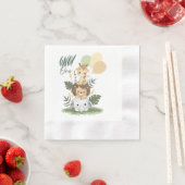 Safari Wild One Baby Paper Napkins! Serviette (Beispiel)