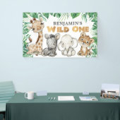 Safari Wild One Birthday Banner (Messeveranstaltung)