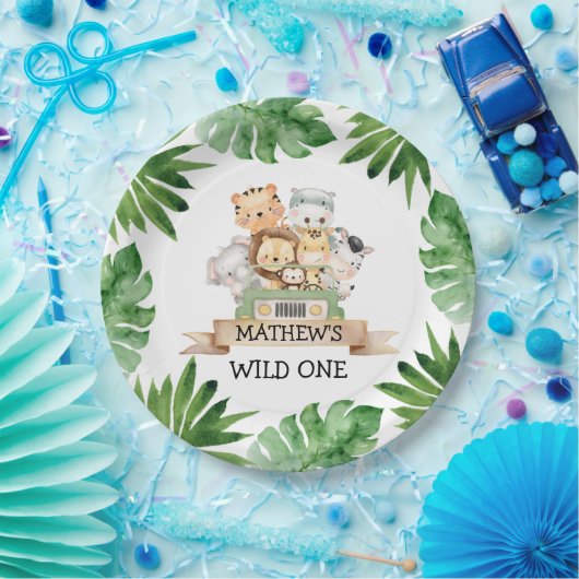 Safari Wild One Birthday Party Paper Teller (Party)