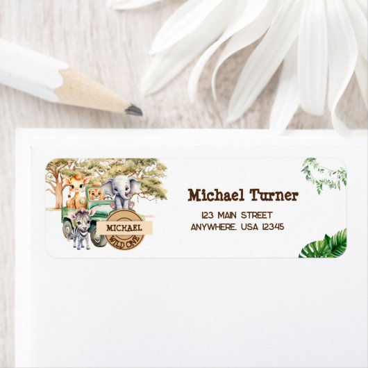 Safari Wild One Geburtstag (Insitu)