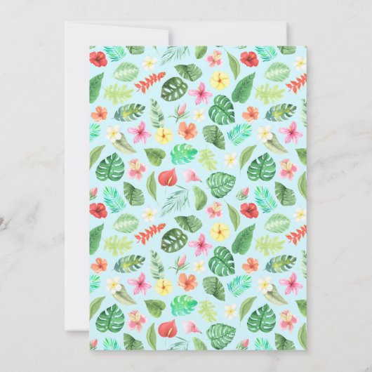 Safari Wild One Geburtstag Einladung (Rückseite)