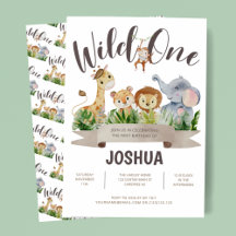 Safari Wild One Geburtstag