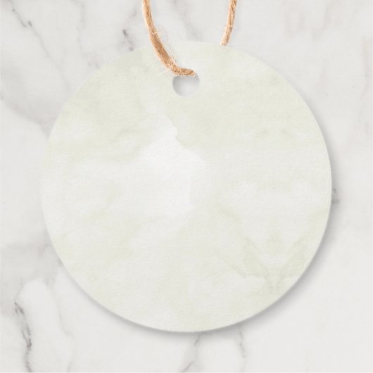 Safari Wild One Geburtstag Geschenkanhänger (Rückseite)