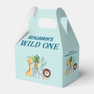 Safari Wild One Geburtstag  Geschenkschachtel