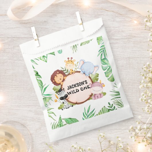 Safari Wild One Geschenktütchen (Ausgeschnitten)