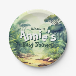 Safari Wild One Safari Thema, Jungle, Pappteller